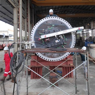 Aplikasi Flange Portable Facing Machines di Flange Sealing Surfaces